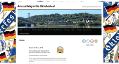 Desktop Screenshot of maysvilleoktoberfest.org